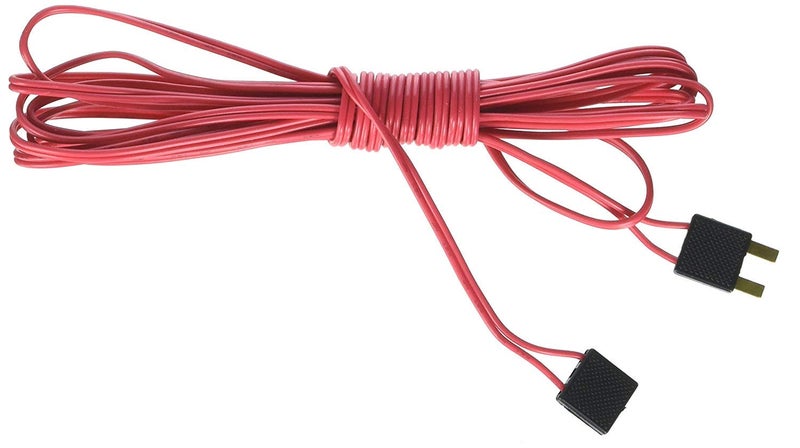 Bachmann Trains - E-Z TRACK - 10â€™ POWER EXTENSION WIRE - RED (1/card) - Image 1
